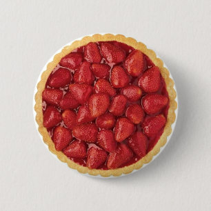 Badge Rond 5 Cm Tarte de fraise