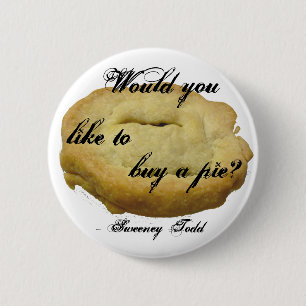 Badge Rond 5 Cm Tarte de Sweeney Todd