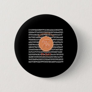 Badge Rond 5 Cm Tarte drôle internationale de jour de Pi Bon jour