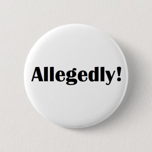 Badge Rond 5 Cm tasse à café prétendument (Devant)