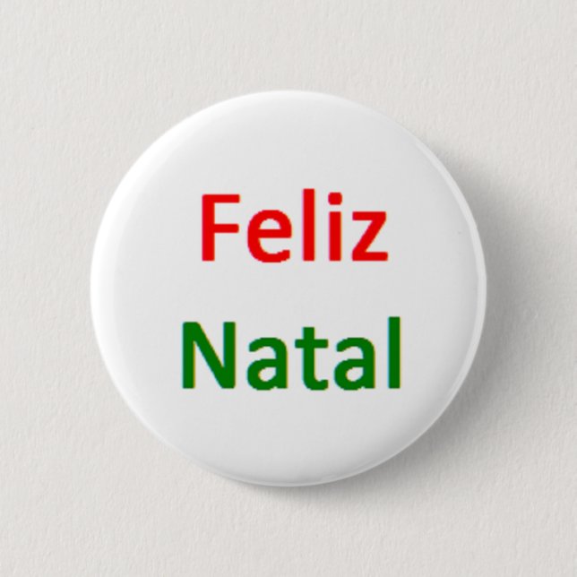 Badge Rond 5 Cm tasse de café natal feliz (Devant)