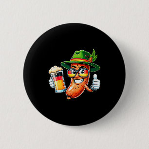 Badge Rond 5 Cm Tasse Prost Bière Drapeau Américain Allemand Homme