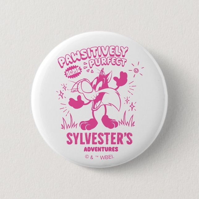 Badge Rond 5 Cm Tasty Retro SYLVESTER™ (Devant)