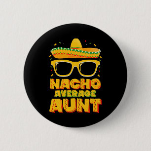 Badge Rond 5 Cm Tata moyenne nacho Cinco De Mayo famille appariée