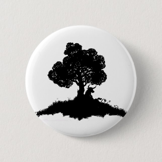 Badge Rond 5 Cm Tatouage d'Elliott Smith (Devant)