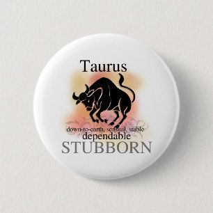 Badge Rond 5 Cm Taureau au sujet de vous