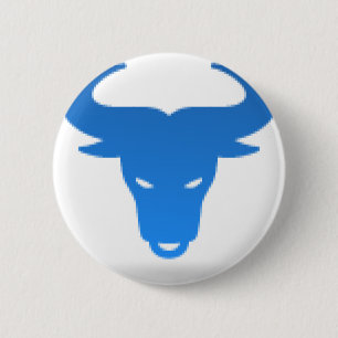 BADGE ROND 5 CM TAUREAU D'HOROSCOPE