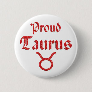 Badge Rond 5 Cm Taureau fier