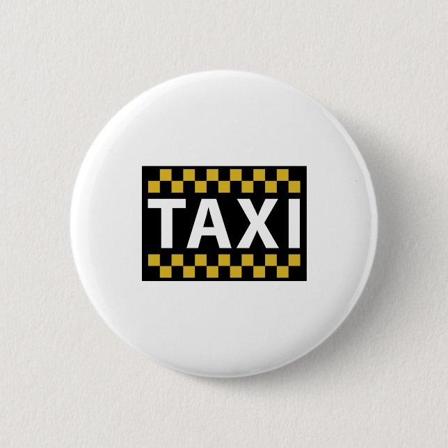 Badge Rond 5 Cm Taxi (Devant)