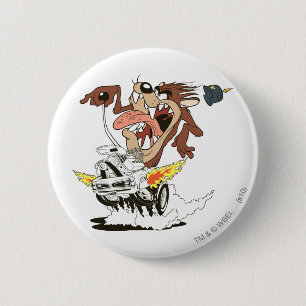 Badge Rond 5 Cm TAZ™ Furious Driving