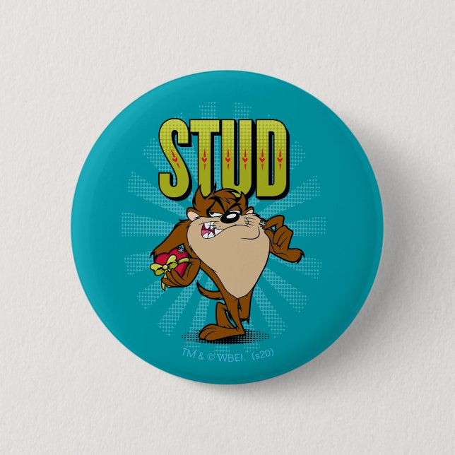Badge Rond 5 Cm TAZ™ - Mâle alpha (Devant)