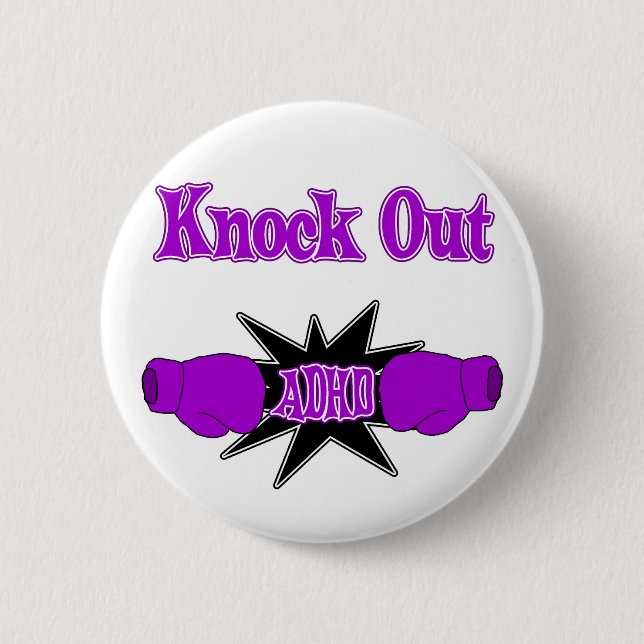 BADGE ROND 5 CM TDAH (Devant)