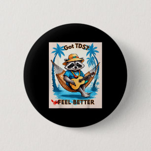Badge Rond 5 Cm Tds Syndrome de dérangement de Trump Drôle de sout