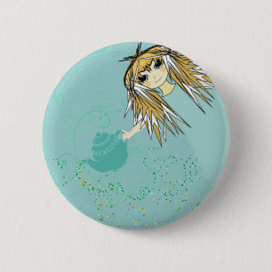 Badge Rond 5 Cm Tea Party