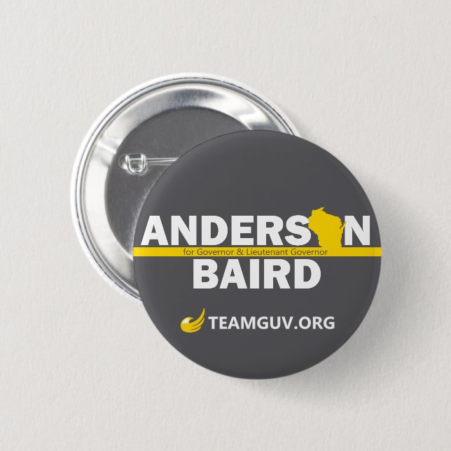 Badge Rond 5 Cm TeamGuv - Anderson/Baird (Devant & derrière)