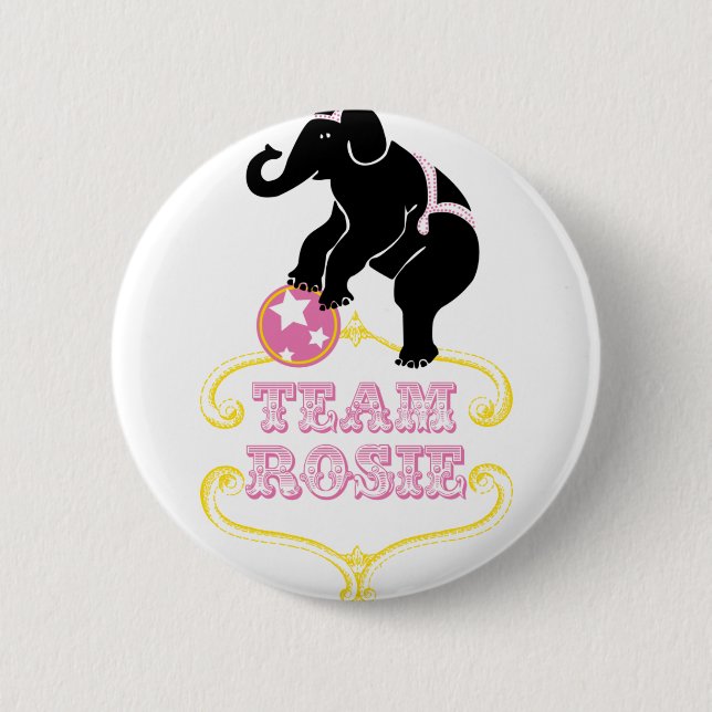Badge Rond 5 Cm teamrosie_layout (Devant)