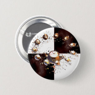 Badge Rond 5 Cm Teapot
