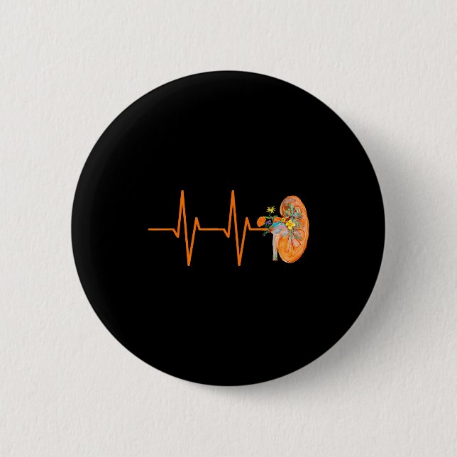 Badge Rond 5 Cm Technicien de dialyse Infirmière en néphrologie Re (Devant)