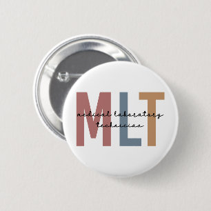 Badge Rond 5 Cm Technicien de laboratoire Médicale MLT Technique d