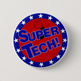 BADGE ROND 5 CM TECHNIQUE SUPER-LABORATOIRE !
