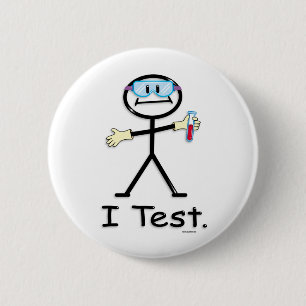 Badge Rond 5 Cm Technologie de laboratoire Médicale