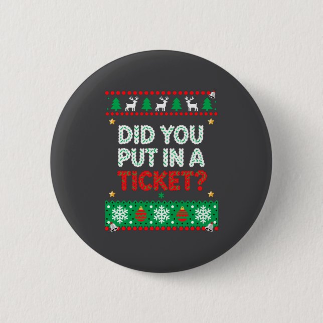 Badge Rond 5 Cm Technologie de l'information Funny Noël Ordinateur (Devant)