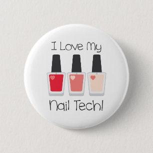 Badge Rond 5 Cm Technologie de l'ongle