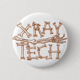 Badge Rond 5 Cm Technologie X-Ray