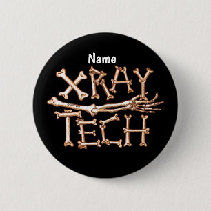 Badge Rond 5 Cm Technologie X-Ray