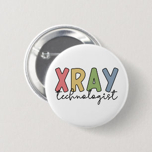Badge Rond 5 Cm Technologue Xray Radiologie Technologie X Cadeaux