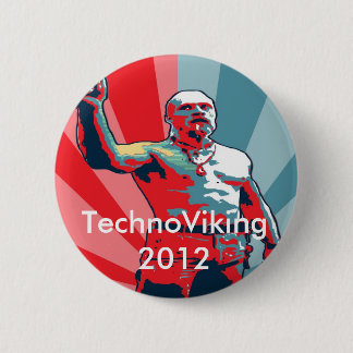 Badge Rond 5 Cm TechnoViking 2012
