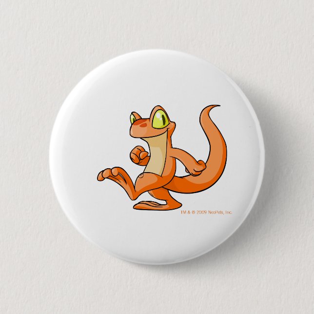 Badge Rond 5 Cm Techo orange sur une recherche (Devant)