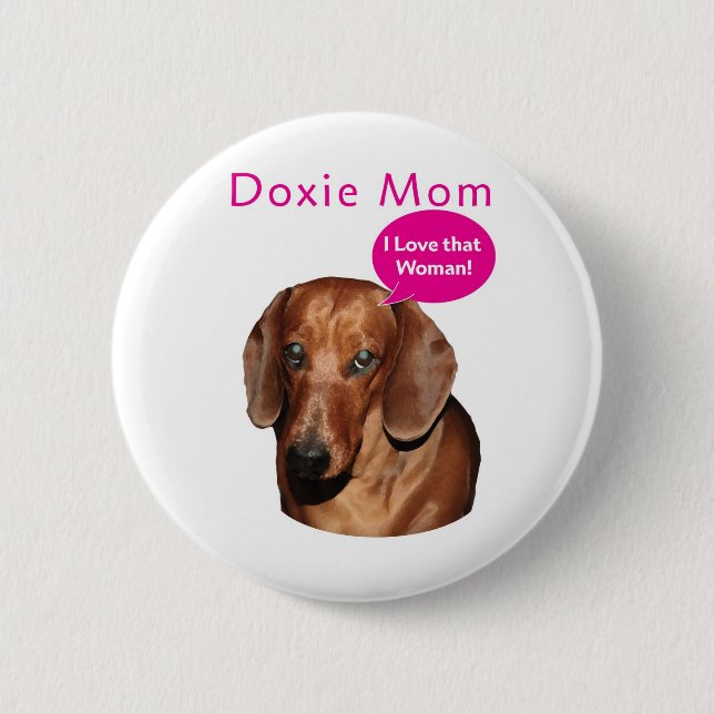 Badge Rond 5 Cm Teckel - conceptions astucieuses originales de (Devant)