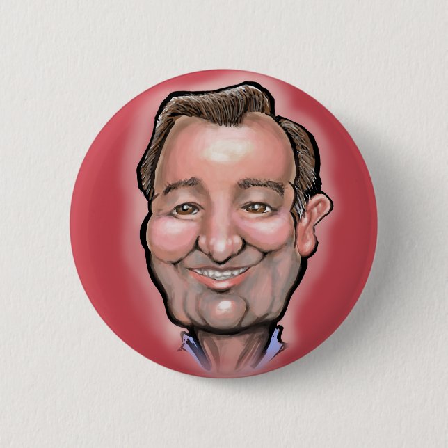 Badge Rond 5 Cm Ted Cruz (Devant)