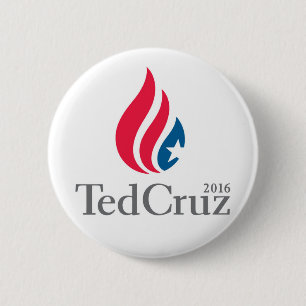Badge Rond 5 Cm Ted Cruz pour le bouton du président 2016