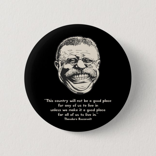 Badge Rond 5 Cm Teddy Good Place (Devant)