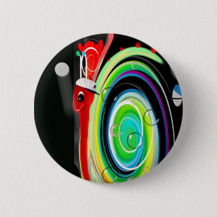 Badge Rond 5 Cm TedTheSnail