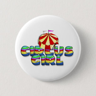 Badge Rond 5 Cm TEE Circus Girl