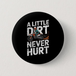Badge Rond 5 Cm Tee drôle de moto de cross pour garçons hommes Mot