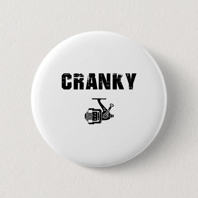 Badge Rond 5 Cm Tee drôle de pêche pour hommes  (Devant)