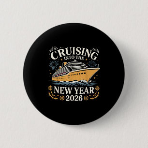 Badge Rond 5 Cm Tee pour vacances de fête en croisière pour la nou
