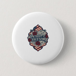 Badge Rond 5 Cm Tee-shirt graphique vectoriel de jardin de campagn