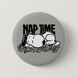 Badge Rond 5 Cm Tee - shirt   Snoopy Nap Time