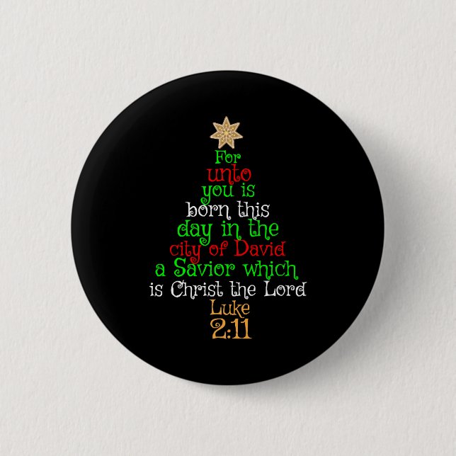 Badge Rond 5 Cm Tee-shirts de Christian-Christmas (Devant)