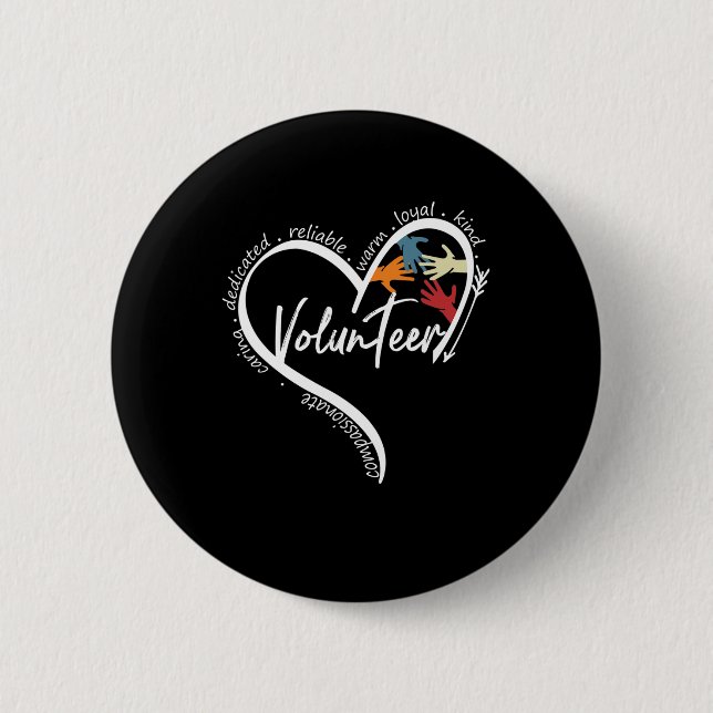 Badge Rond 5 Cm Tee - shirts Graphiques Volontaire Fun Tops Retour (Devant)