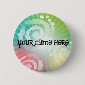 Badge Rond 5 Cm Teignez en nouant la conception