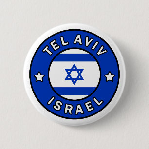 Badge Rond 5 Cm Tel Aviv Israel