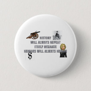 Badge Rond 5 Cm TEL Humains toujours des boutons humains