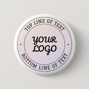 Badge Rond 5 Cm Télécharger le logo et le texte personnalisé Ros