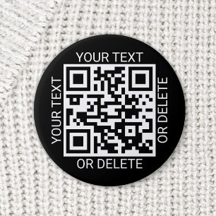 Badge Rond 5 Cm Téléchargez votre QR Code Modern Website ou applic